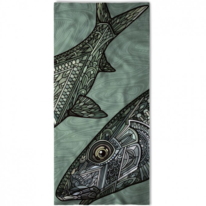 Бандана BUFF COOLNET UV+ ANDREA LARKO BONEFISH SAGE 131892.308.10.00