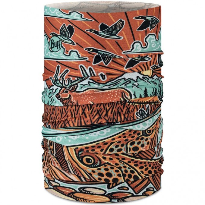 Бандана BUFF COOLNET UV TROUT MULTI 133843.555.10.00