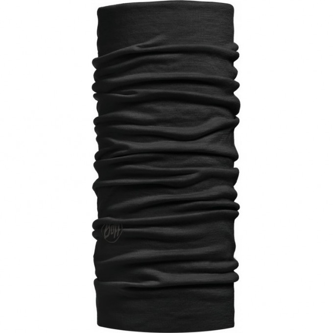 Бандана BUFF MERINO LIGHTWEIGHT SOLID BLACK 133754.999.10.00