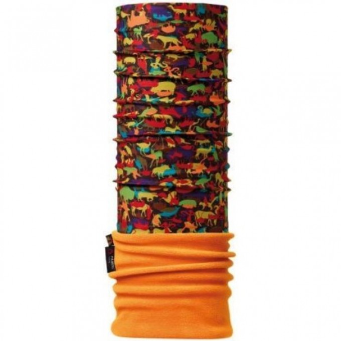 Бандана BUFF POLAR BUFF® BLACK CAMOZOO/ZINNIA (101560.00) 830013