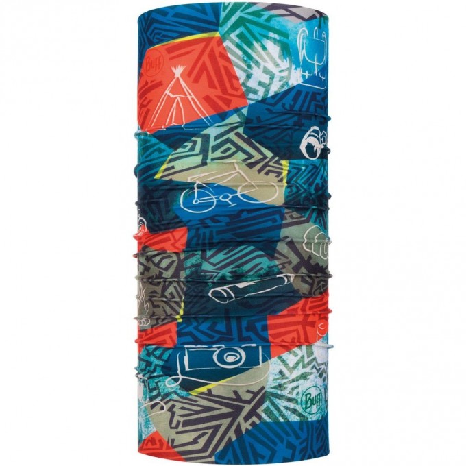 Бандана-труба летняя детская BUFF COOLNET STONY MULTI 120083.555.10.00
