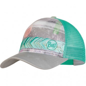 Кепка-бейсболка BUFF TRUCKER CAP BIOME AQUA