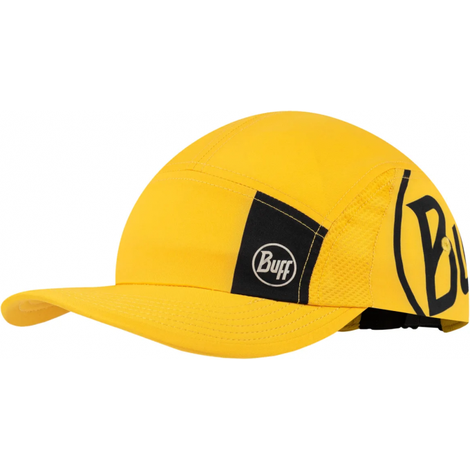 Кепка BUFF 5 PANEL GO CAP Logo Yellow 135785.114.20.00