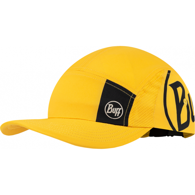 Кепка BUFF 5 PANEL GO CAP Logo Yellow 135785.114.30.00