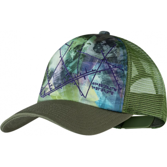 Кепка BUFF TRUCKER CAP CAMPAST GREEN