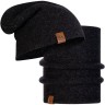 Комплект шарф-шапка вязаный BUFF COLT GRAPHITE 1160289011000116029.901.10.00