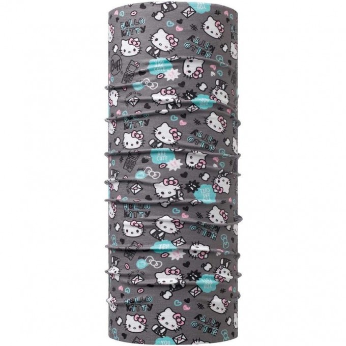 Многофункциональная бандана-труба детская BUFF ORIGINAL INSTA CASTLEROCK GREY 118299.929.10.00