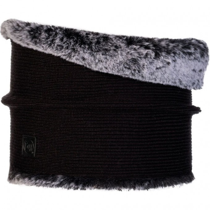 Модный шарф-труба BUFF NECKWARMER KNITTED COMFORT KESHA BLACK 120833.999.10.00