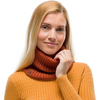 Модный шарф-труба BUFF NECKWARMER KNITTED COMFORT NORVAL RUSTY Модный шарф-труба BUFF NECKWARMER KNITTED COMFORT NORVAL RUSTY