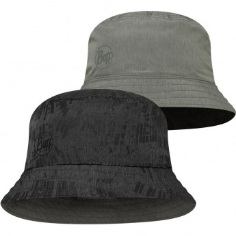 Панама BUFF TRAVEL BUCKET HAT GLINE BLACK-GREY Панама BUFF TRAVEL BUCKET HAT GLINE BLACK-GREY