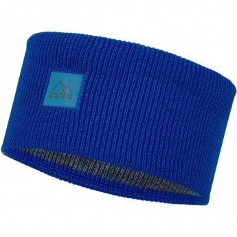 Повязка BUFF CROSSKNIT HEADBAND SOLID AZURE BLUE