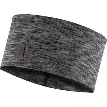 Повязка BUFF MERINO WIDE HEADBAND MULTISTRIPES FOG GREY