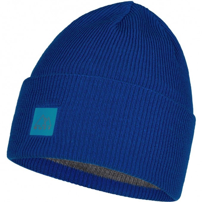 Шапка BUFF CROSSKNIT HAT SOLID AZURE BLUE 126483.720.10.00
