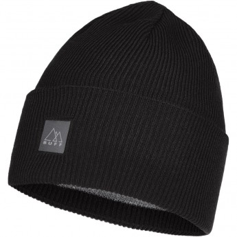 Шапка BUFF CROSSKNIT HAT SOLID BLACK