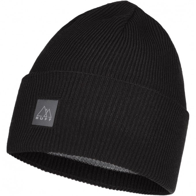 Шапка BUFF CROSSKNIT HAT SOLID BLACK 126483.999.10.00