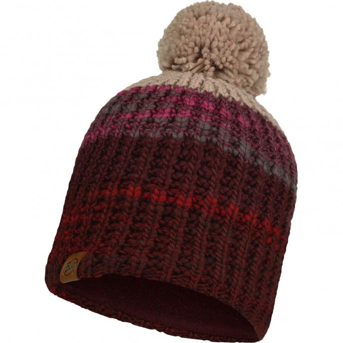 Шапка BUFF KNITTED & FLEECE BAND HAT ALINA MAROON 120838.632.10.00