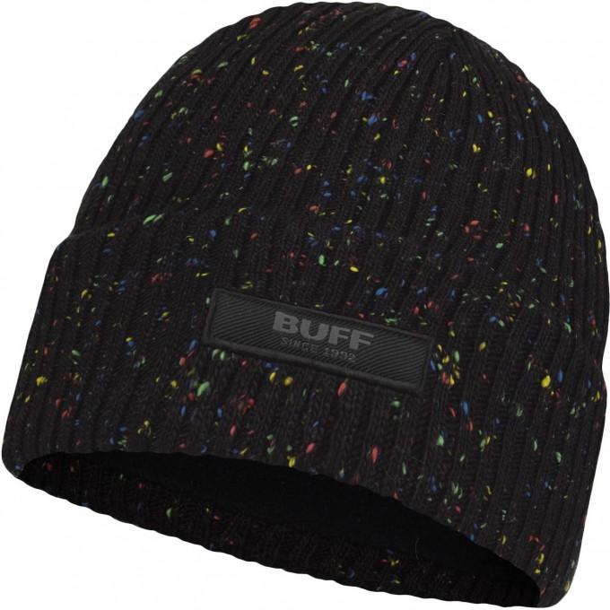 Шапка BUFF KNITTED & FLEECE BAND HAT JORG BLACK 123541.999.10.00