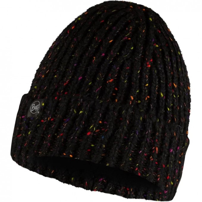 Шапка BUFF KNITTED & FLEECE BAND HAT KIM BLACK 129698.999.10.00
