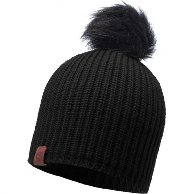 Шапка BUFF KNITTED HAT ADALWOLF BLACK 115405.999.10.00