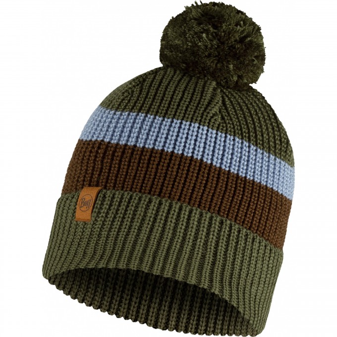 Шапка BUFF KNITTED HAT ELON CAMOUFLAGE 126464.866.10.00