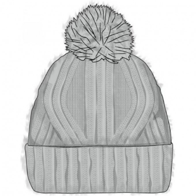 Шапка BUFF KNITTED HAT NERLA GREY 132335.937.10.00