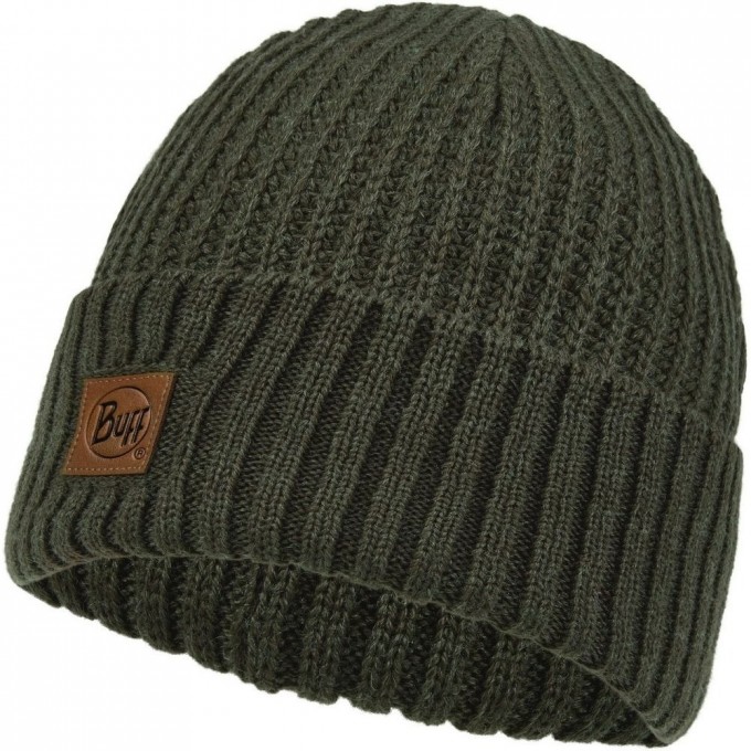 Шапка BUFF KNITTED HAT RUTGER BARK 129694.843.10.00