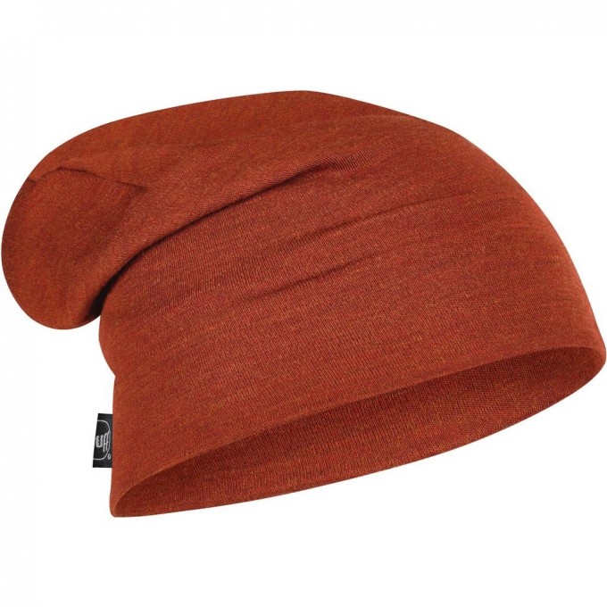 Шапка BUFF MERINO HEAVYWEIGHT HAT SOLID SIENNA 111170.411.10.00