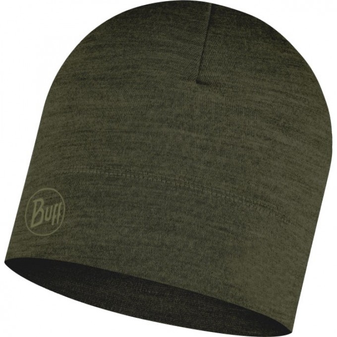 Шапка BUFF MERINO LIGHTWEIGHT HAT SOLID BARK 113013.843.10.00