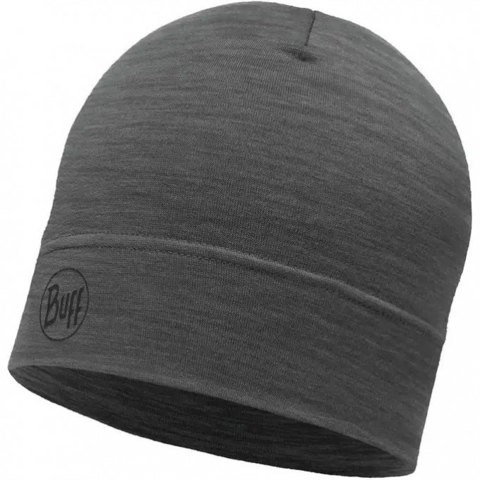 Шапка BUFF MERINO LIGHTWEIGHT HAT SOLID CLOUD 113013.003.10.00