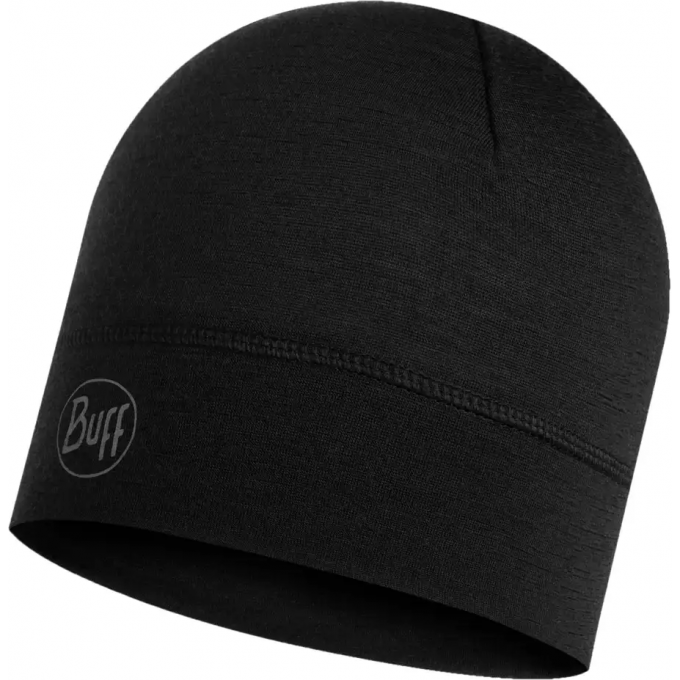 Шапка BUFF MERINO SUMMIT HAT SOLID BLACK 132339.999.10.00