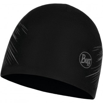 Шапка BUFF MICROFIBER REVERSIBLE HAT SOLID BLACK