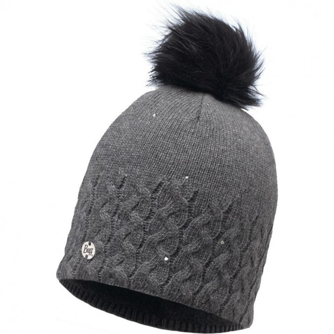 Шапка вязаная с флисом BUFF ELIE GREY 116012.937.10.00