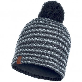 Шапка вязаная с флисом BUFF HAT KNITTED POLAR DANA GRAPHITE