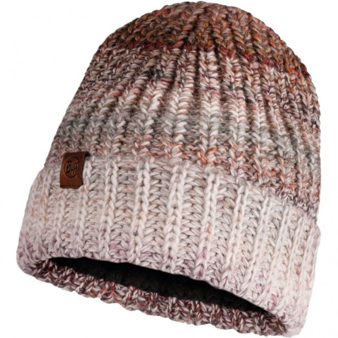 Шапка вязаная с флисом BUFF HAT KNITTED POLAR OLYA GREY 120844.937.10.00