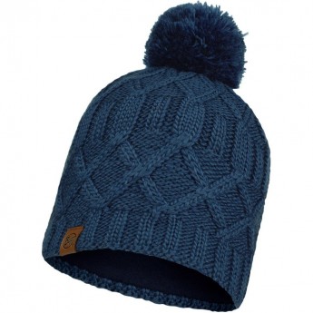 Шапка вязаная с флисом BUFF HAT KNITTED POLAR SLAY ENSIGN BLUE Шапка вязаная с флисом BUFF HAT KNITTED POLAR SLAY ENSIGN BLUE