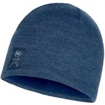Шапка вязаная с флисом BUFF HAT KNITTED POLAR SOLID NAVY Шапка вязаная с флисом BUFF HAT KNITTED POLAR SOLID NAVY