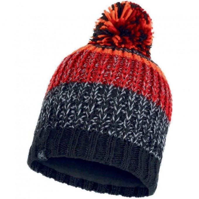 Шапка вязаная с флисом BUFF HAT KNITTED POLAR STIG BLACK 117853.999.10.00