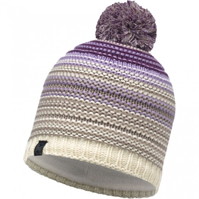 Шапка вязаная с флисом BUFF NEPER VIOLET 113586.619.10.00