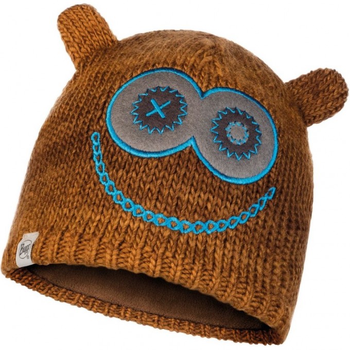 Шапка вязаная с флисом детская BUFF HAT KNITTED POLAR MONSTER TUNDRA KHAKI 113452.859.10.00