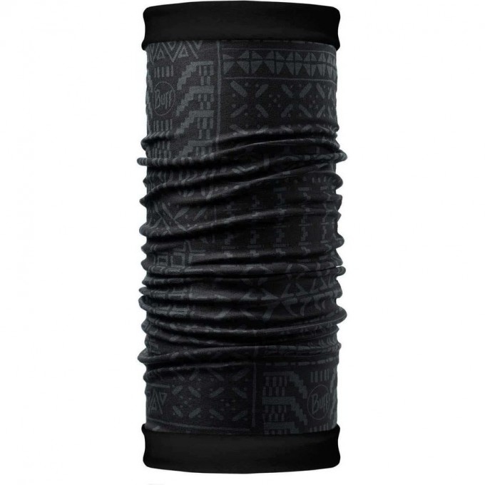 Шарф-труба с флисом двухсторонний BUFF POLAR REVERSIBLE GAO BLACK 118043.999.10.00
