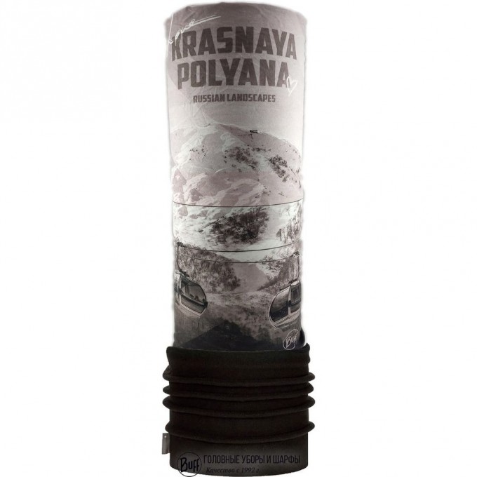 Шарф-труба трансформер BUFF POLAR KRASNAYA POLIANA BLACK 122838.555.10.00