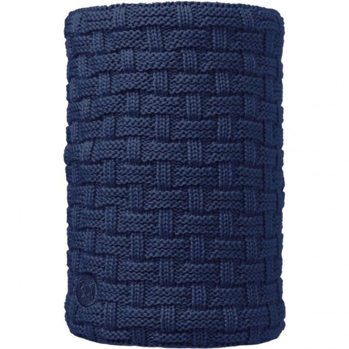 Шарф-труба вязаный с флисом BUFF AIRON DARK DENIM 113549.766.10.00