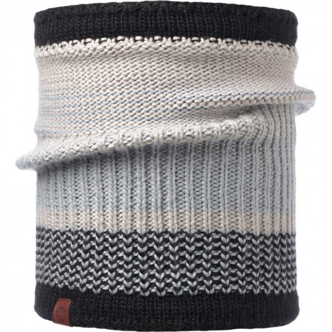 Шарф-труба вязаный с флисом BUFF COMFORT BORAE GREY 116041.937.10.00