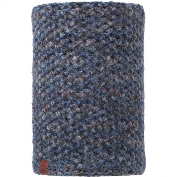 Шарф-труба вязаный с флисом BUFF MARGO BLUE 113552.707.10.00
