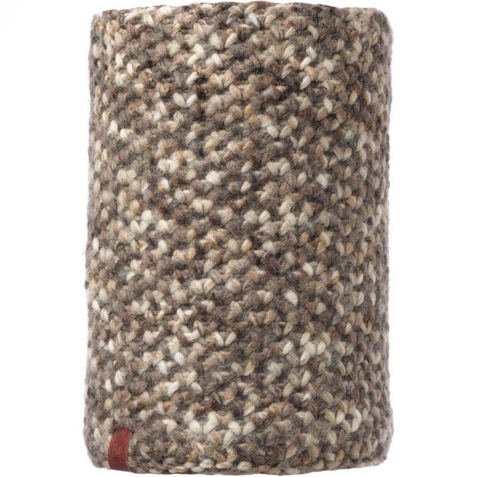 Шарф-труба вязаный с флисом BUFF MARGO BROWN TAUPE 113552.316.10.00