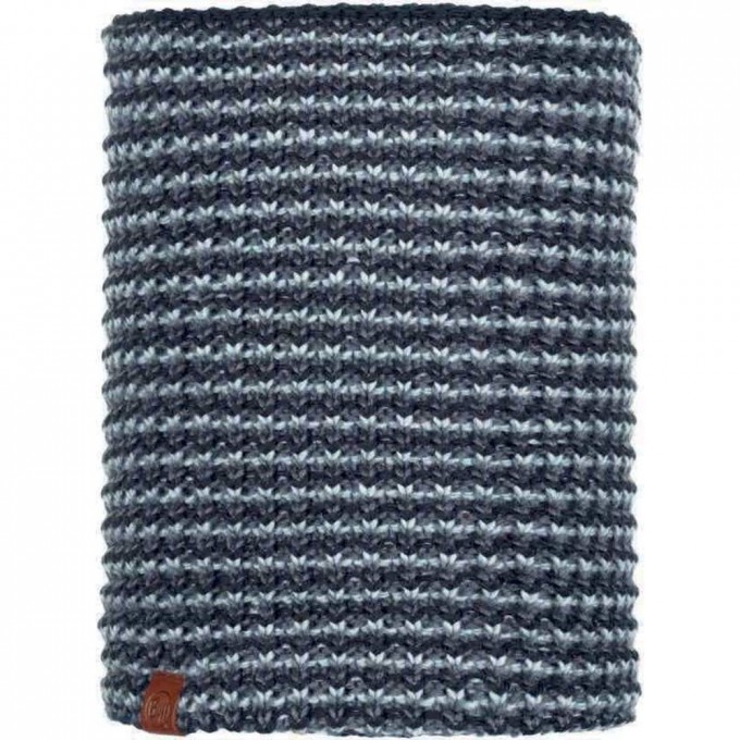 Шарф-труба вязаный с флисом BUFF NECKWARMER KNITTED POLAR DANA GRAPHITE 117888.901.10.00