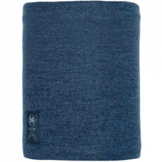 Шарф-труба вязаный с флисом BUFF NECKWARMER KNITTED POLAR NEO NAVY 113560.787.10.00