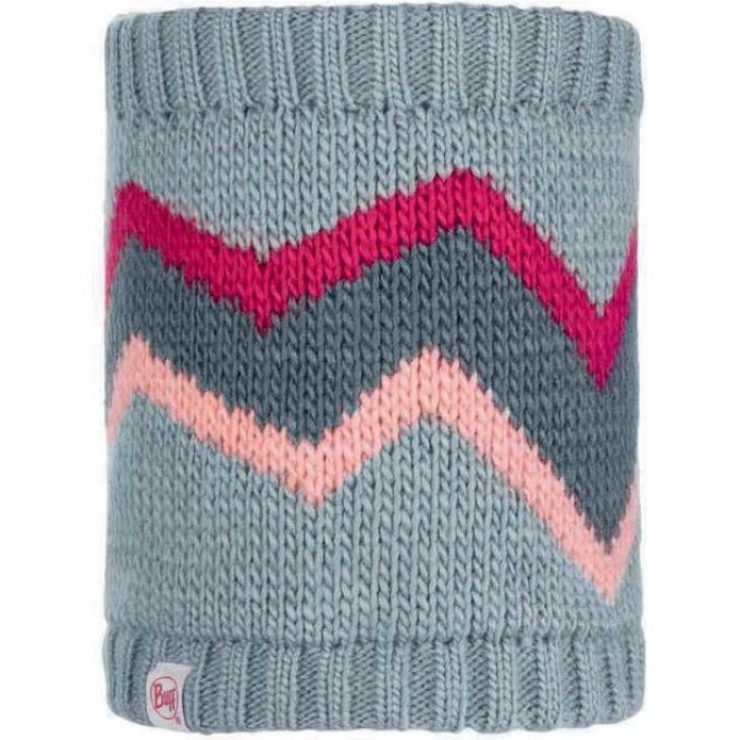 Шарф-труба вязаный с флисом детский BUFF NECKWARMER KNITTED POLAR ARILD GREY 117878.937.10.00