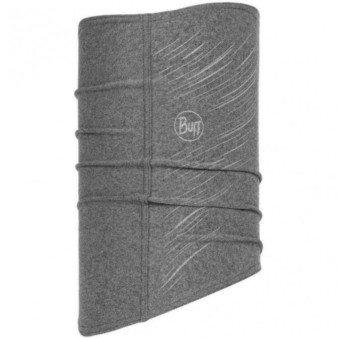 Теплая светоотражающая бандана-труба BUFF NECKWARMER TECH FLEECE R_GREY 118102.937.10.00