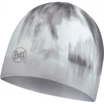 Тонкая теплая спортивная шапка BUFF HAT THERMONET ITAKAT FOG GREY